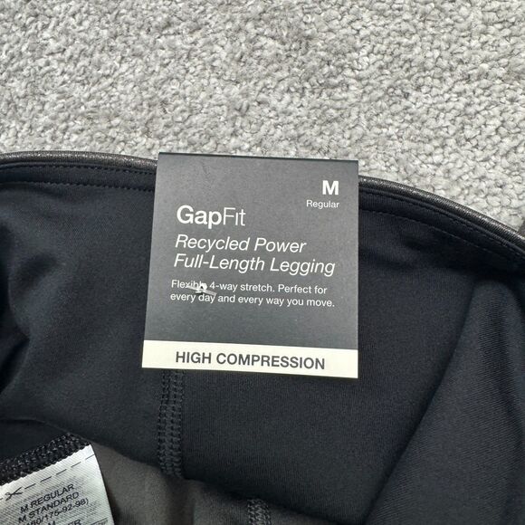 Gap Fit High Rise Compressio Recycled Power Full Length Legging Women Medium NWT - Picture 5 of 15